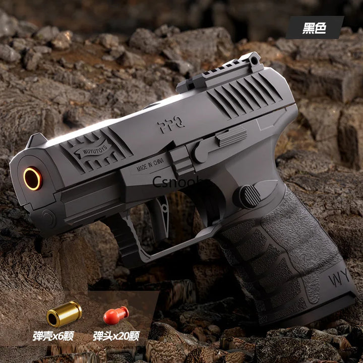 Small Black Toy Gun Mini PPQ