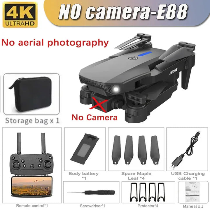 E88 Pro RC Drone 4K Professional