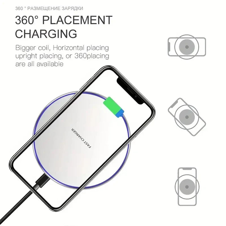 VIKEFON 30W Fast Wireless Charger