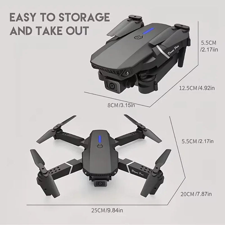 E88 Pro RC Drone 4K Professional