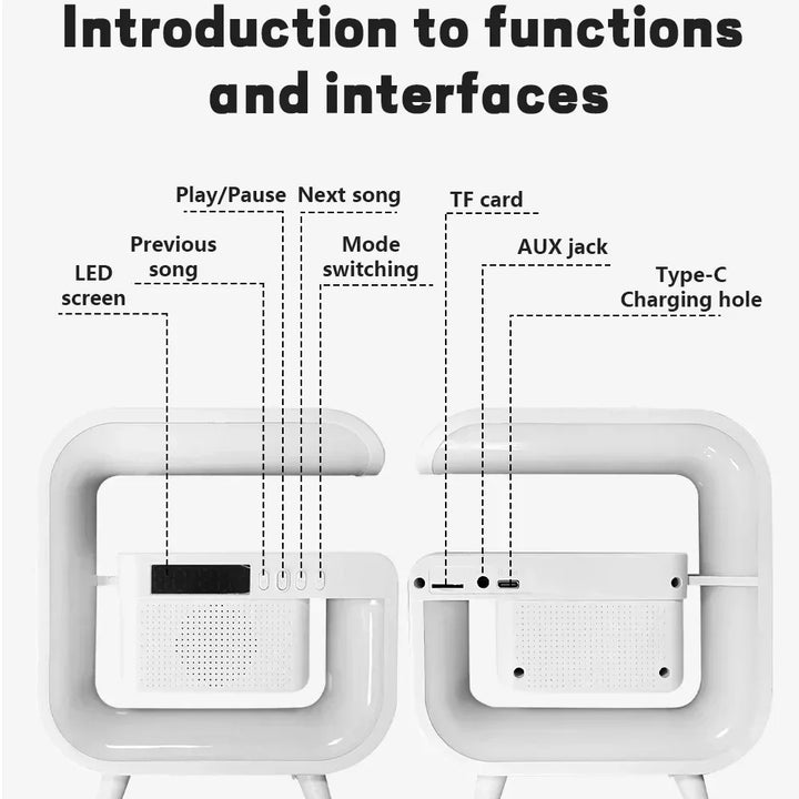 Bluetooth LED Light Speaker