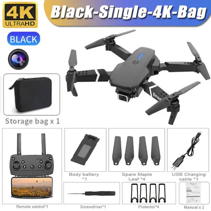 E88 Pro RC Drone 4K Professional