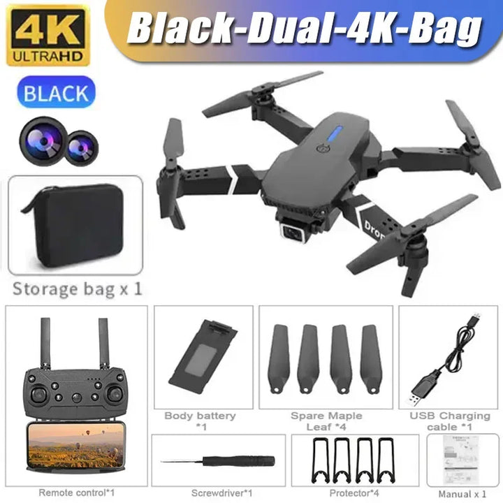 E88 Pro RC Drone 4K Professional