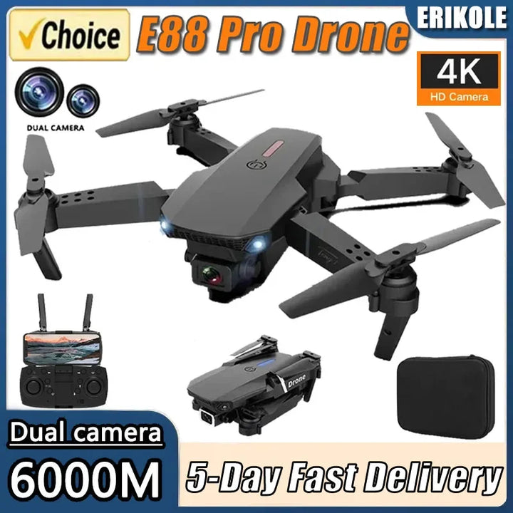 E88 Pro RC Drone 4K Professional