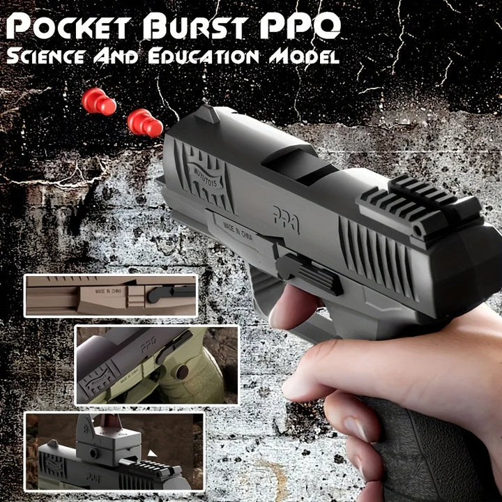 Small Black Toy Gun Mini PPQ