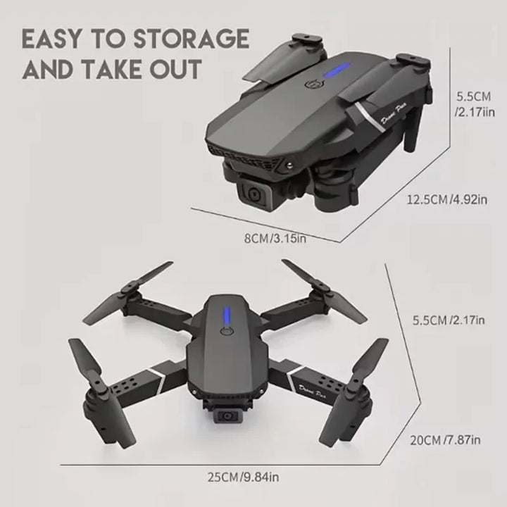 E88 Pro RC Drone 4K Professional